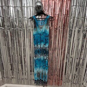 DJ Productions Cocktail Dress Women Size Large L Delicate Collection Laced Strap